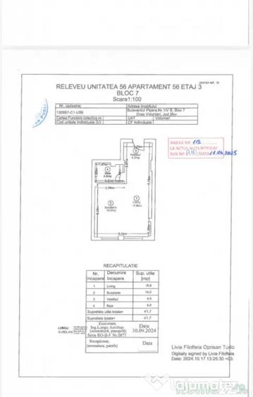 Studio premium Ivory Residence Pipera - Mobilat si Utilat - 6