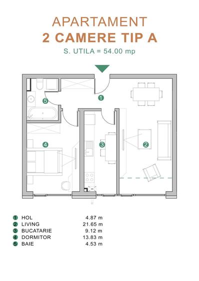 3 camere | Dotari premium| Bloc nou | Finisat complet | TVA inclus - 4