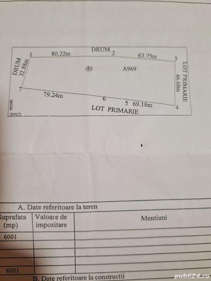 Teren de 6000 mp, în Mihail Kogălniceanu