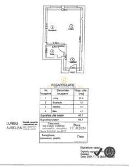 Studio spatios | Ivory Residence Pipera | 40.7 mp | Etaj 2 - 14