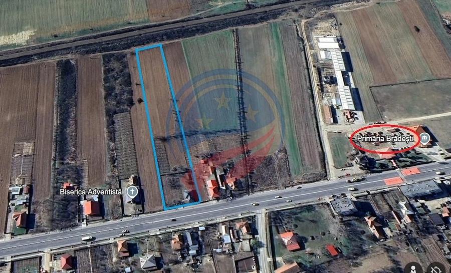 Casă cu 3 camere cu Teren 7952 Mp în Brădești