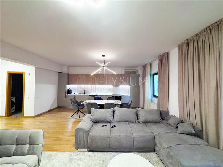 Apartament cu 4 camere decomandat, mobilat în Herăstrău