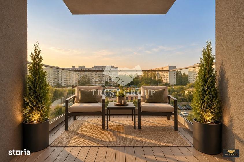 Apartament cu 2 camere semidecomandat, mobilat în Domenii
