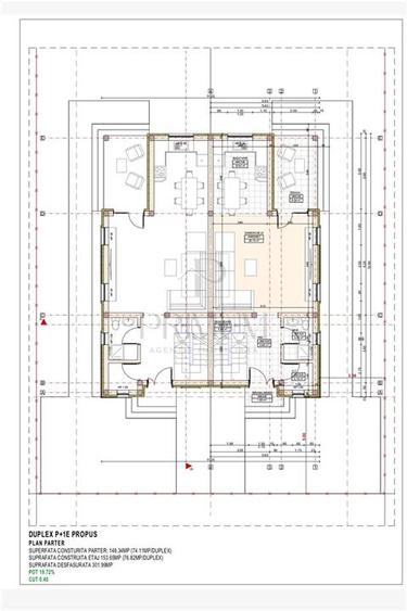 Duplex cu 4 camere cu Canalizare în Moșnița Nouă