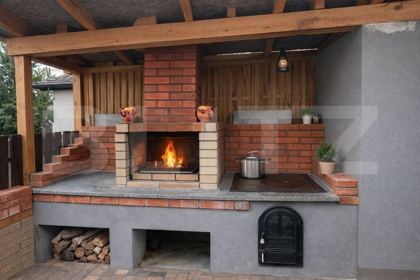 Duplex cu 4 camere cu Canalizare în Florești
