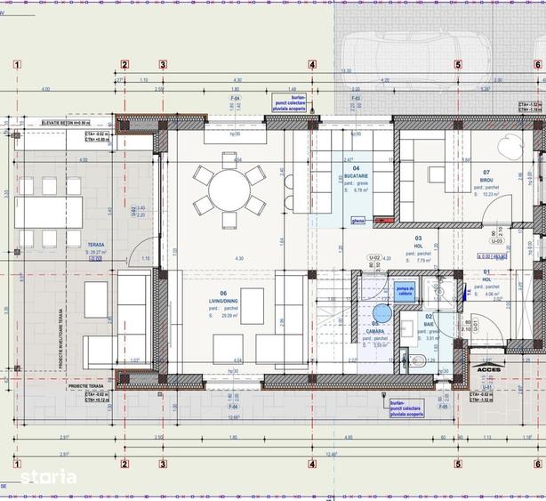 Casă cu 5 camere cu Teren 700 Mp în Chinteni