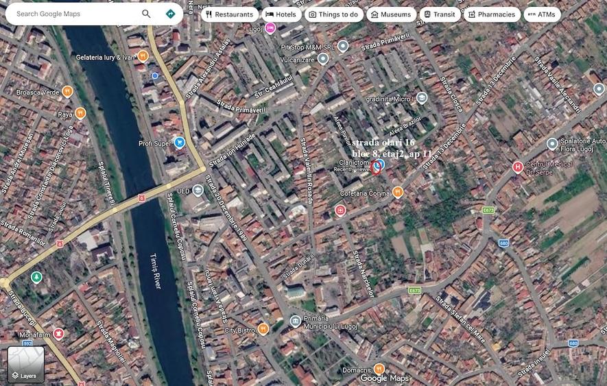 Apartament cu 2 camere nedecomandat în Central