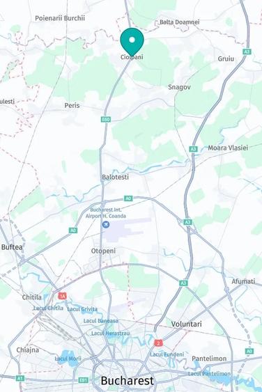 Teren de 4000 mp, în Ciolpani