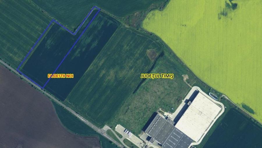 Teren agricol extravilan de 101790 mp, în Dudeștii Noi
