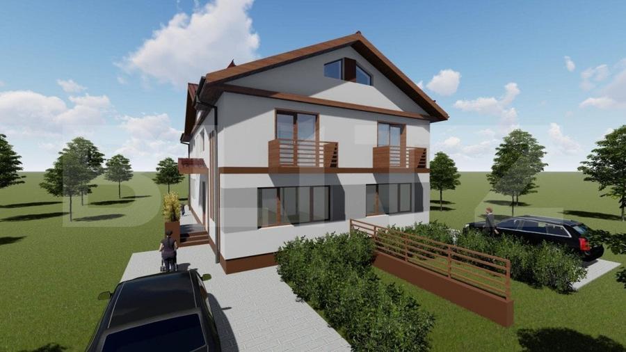 Casă individuală cu 4 camere cu Teren 300 Mp în Giroc
