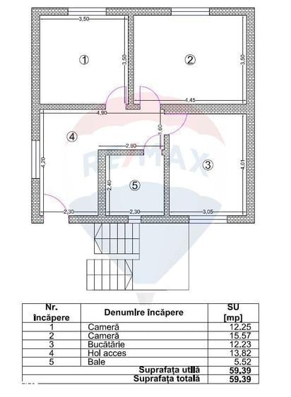Casă cu 5 camere cu Teren 430 Mp în Central