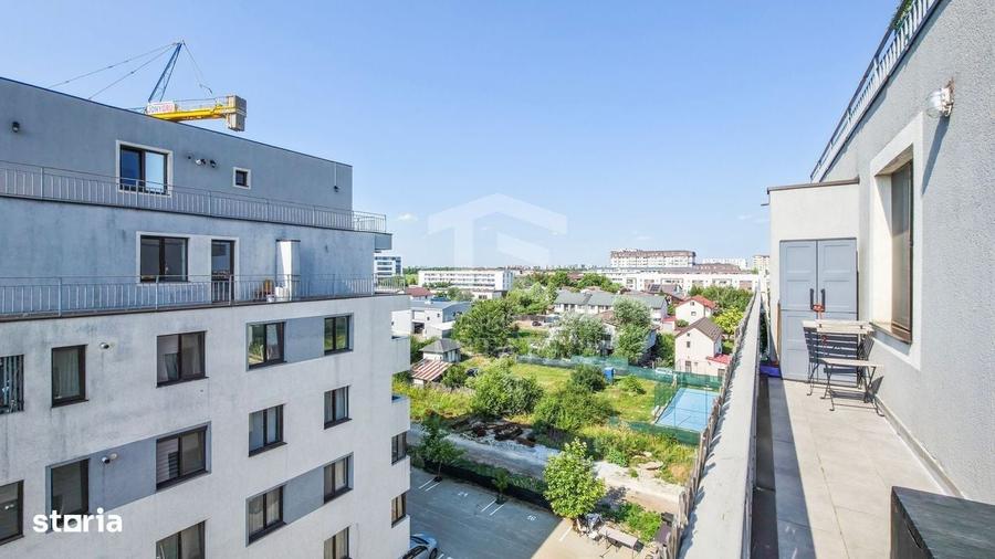 Apartament 2 camere Bragadiru Alunului, mobilat, balcon 15mp, parcare - 8