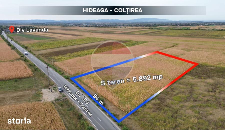 Teren de 5892 mp, în Ardusat