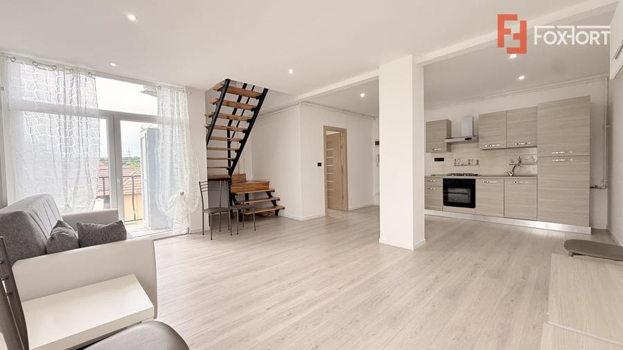 Apartament cu 3 camere semidecomandat, mobilat în Ghiroda