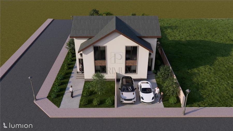 Duplex cu 4 camere cu Canalizare în Moșnița Nouă