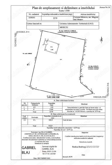 Casă cu Teren 5400 Mp în Măgura