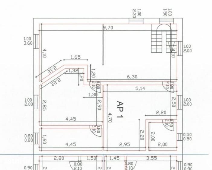 Casă cu 5 camere cu Teren 250 Mp în Măneciu