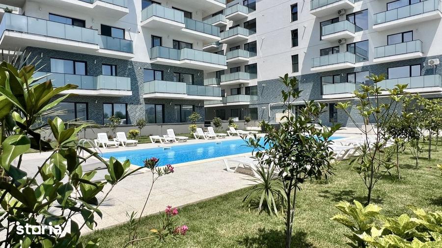 Apartament cu vedere spre PISCINA in bloc finalizat Mamaia Sat - 1