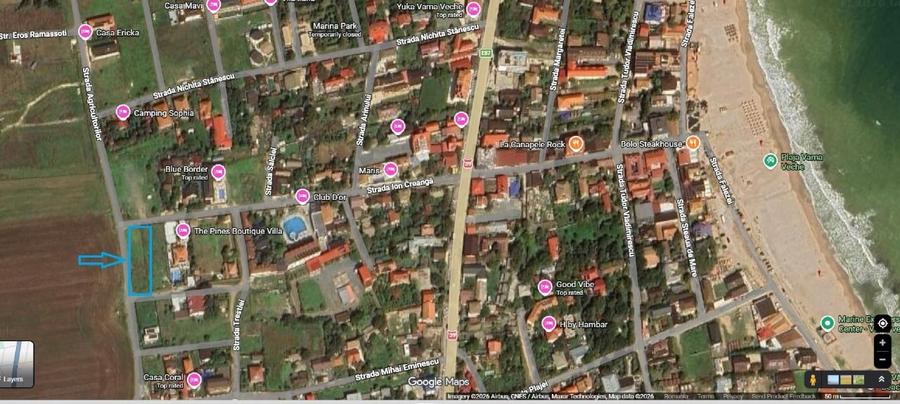 Teren Construcții intravilan de 1111 mp, în Limanu