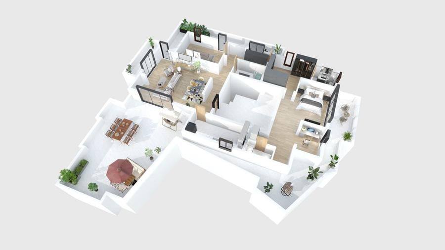 Apartament cu 3 camere decomandat în Eminescu
