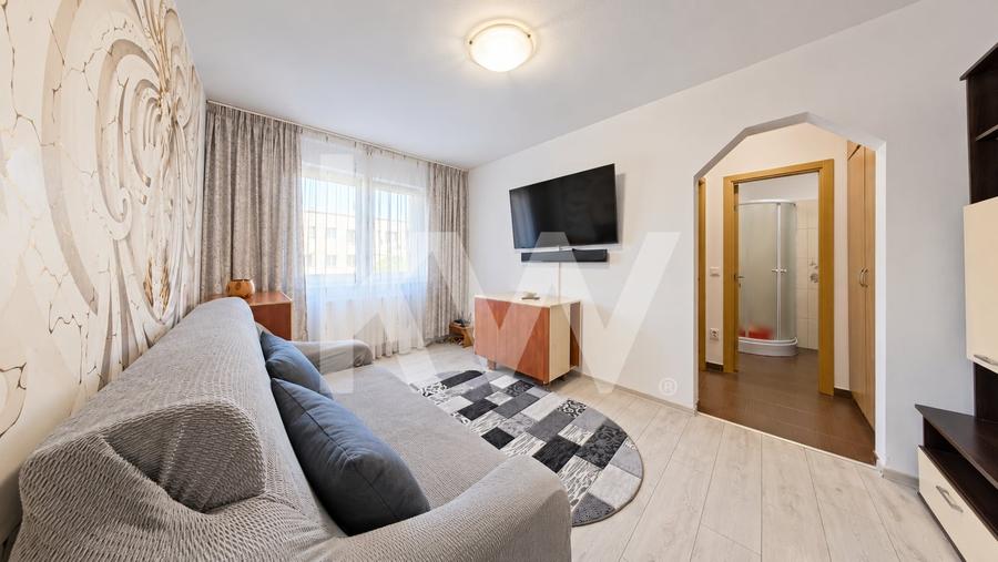 Apartament cu 2 camere semidecomandat, mobilat în Florilor