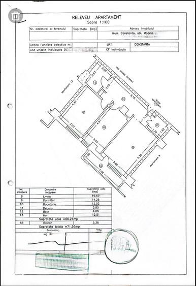 Apartament 2 camere decomandat, 71,59 mp, loc de parcare privat - 16