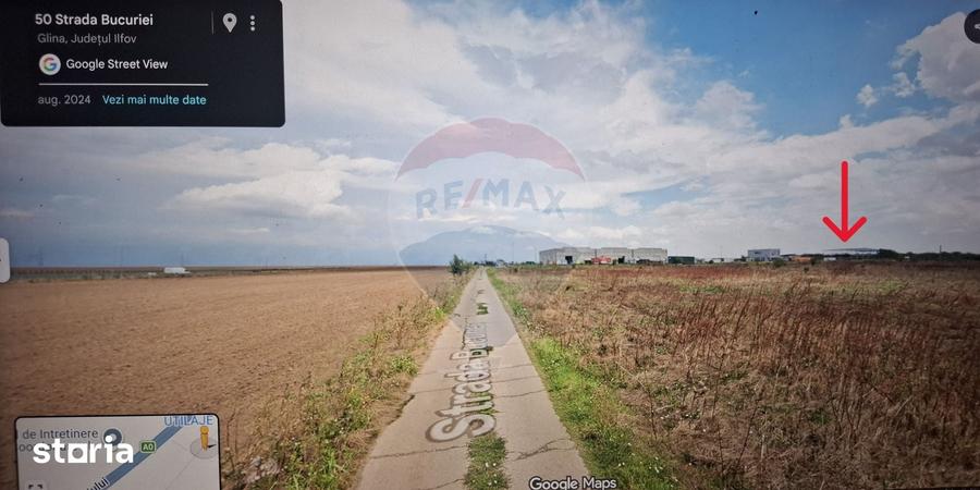 Teren de 15107 mp, în Glina