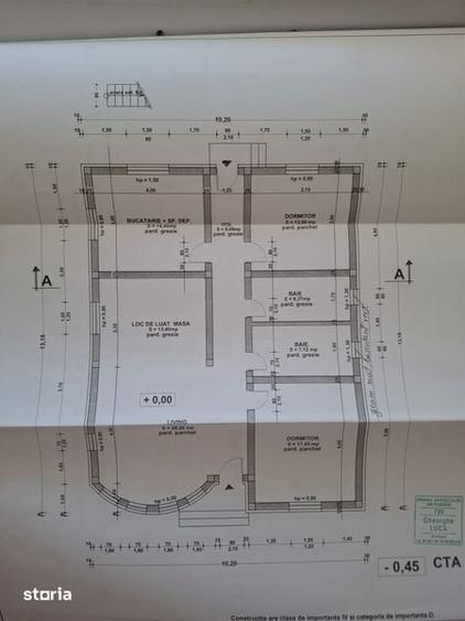 Casă cu 4 camere cu Teren 280 Mp în Central