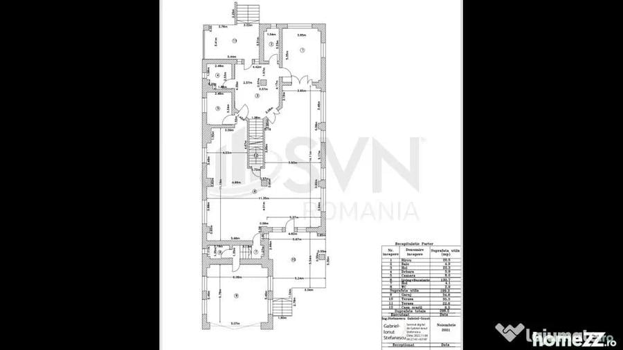 Casă cu 15 camere cu Teren 1052 Mp în Pipera