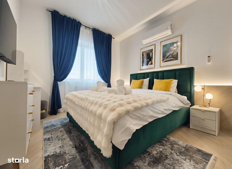 Apartament cu 2 camere semidecomandat, mobilat în Pipera