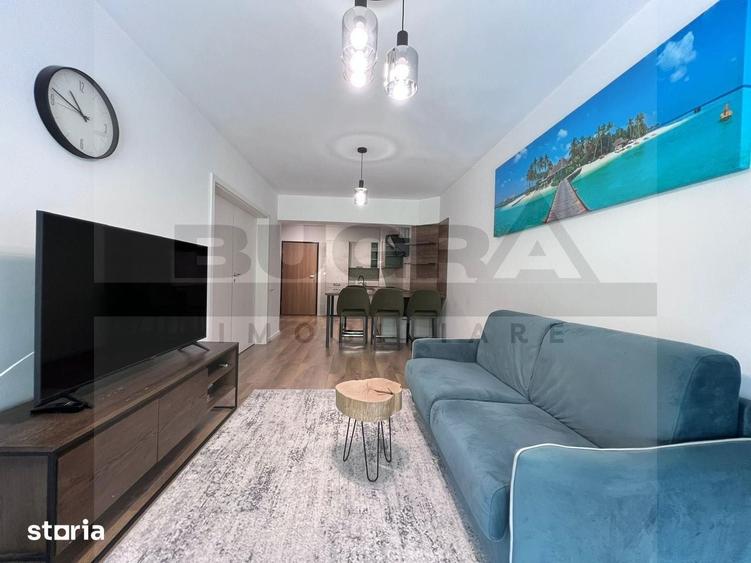 Apartament cu 2 camere semidecomandat, mobilat în Gheorgheni
