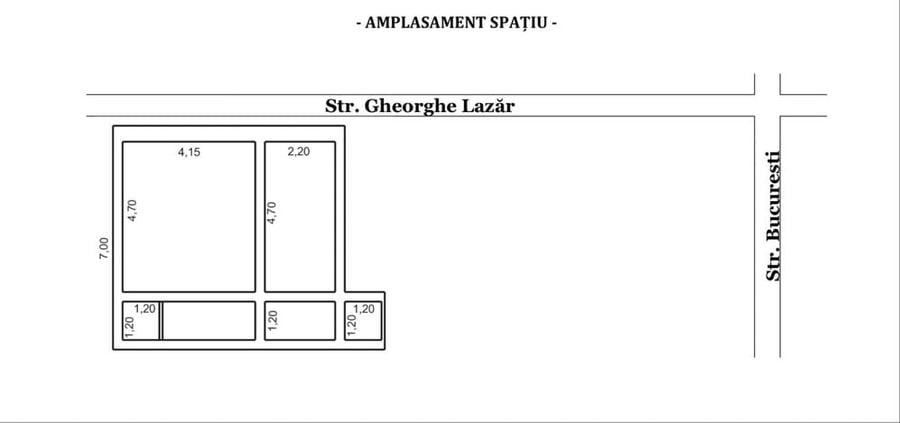 Spațiu comercial, de 54 mp, în Ultracentral