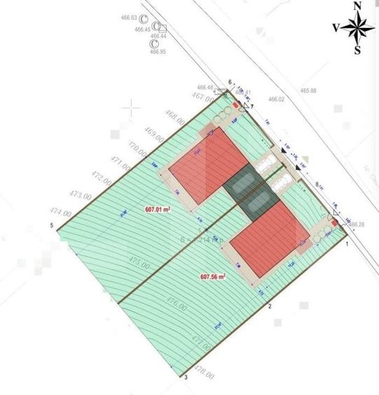 Teren Construcții intravilan de 1214 mp, în Chinteni