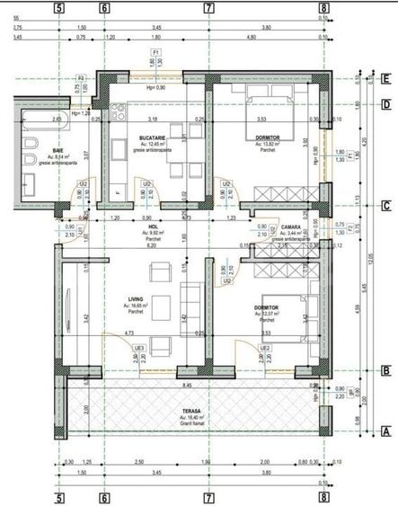 Apartament cu 3 camere decomandat în Ipotești