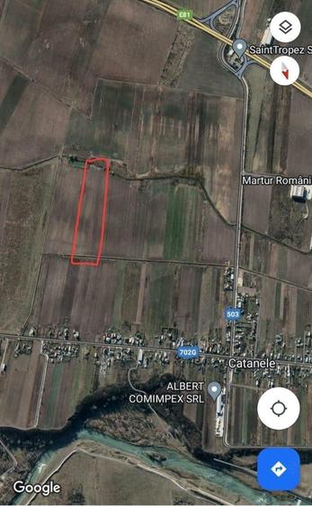 Teren de 23200 mp, în Căteasca