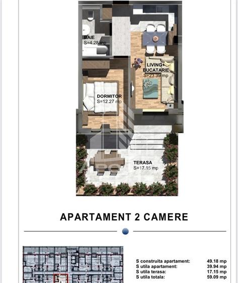 Apartamente de vanzare cu 2 camere, predare la cheie, Torontalului - 19