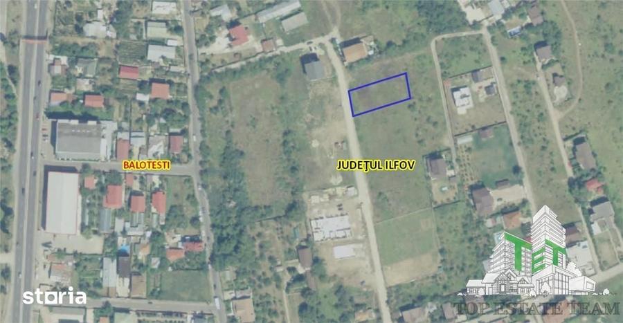 Teren 1000mp Balotesti - zona Therme - 2