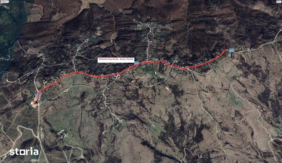 Teren intravilan 2.000 mp Seciu, 2 deschideri, Priveli?te panoramica - 18