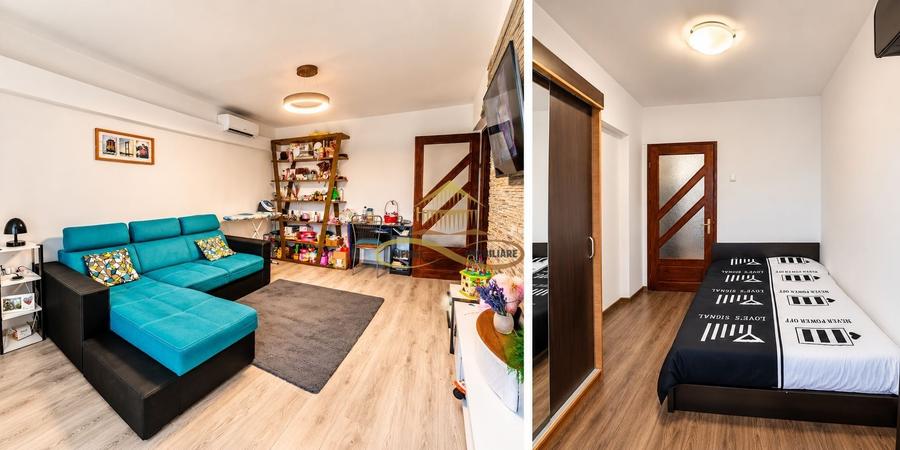 Apartament cu 3 camere decomandat, mobilat în 9 Mai