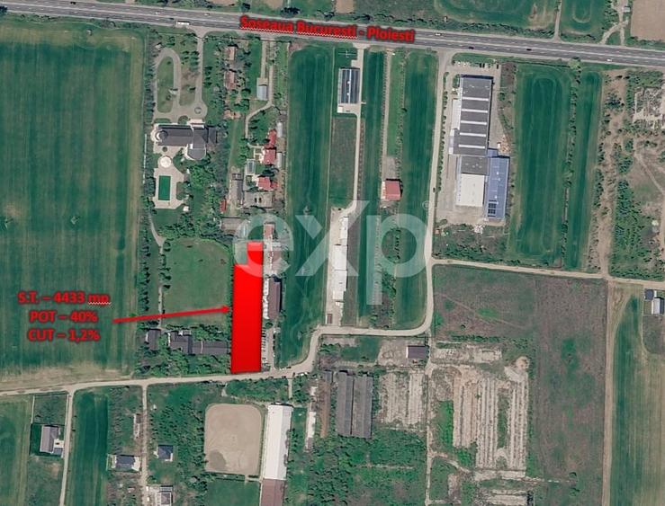 Teren Construcții intravilan de 4433 mp, în Tâncăbești