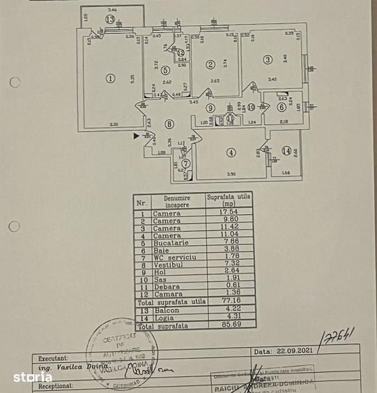 Apartament cu 4 camere, mobilat în Pantelimon
