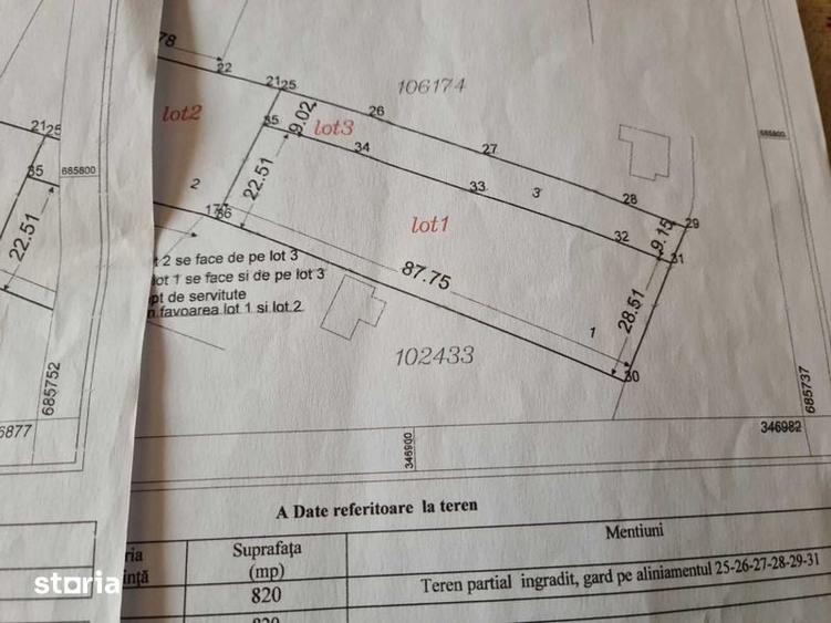 Teren de 1000 mp, în Viile Satu Mare