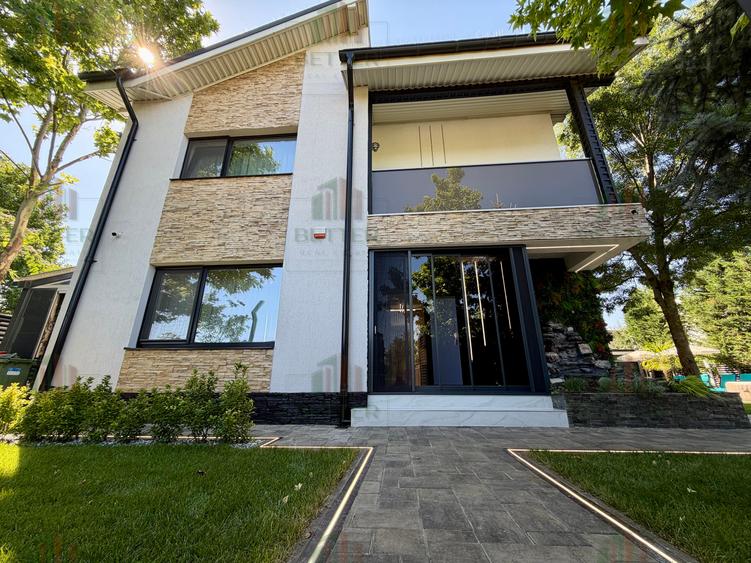 Casă premium P+1E+M cu piscină, bar și curte spectaculoasă | 648 mp tere Berceni - 1