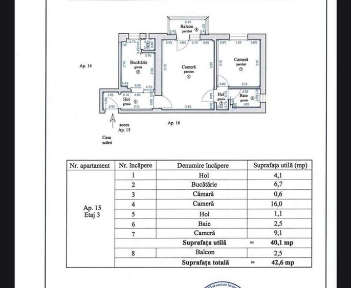 Apartament cu 2 camere semidecomandat, mobilat în Noua