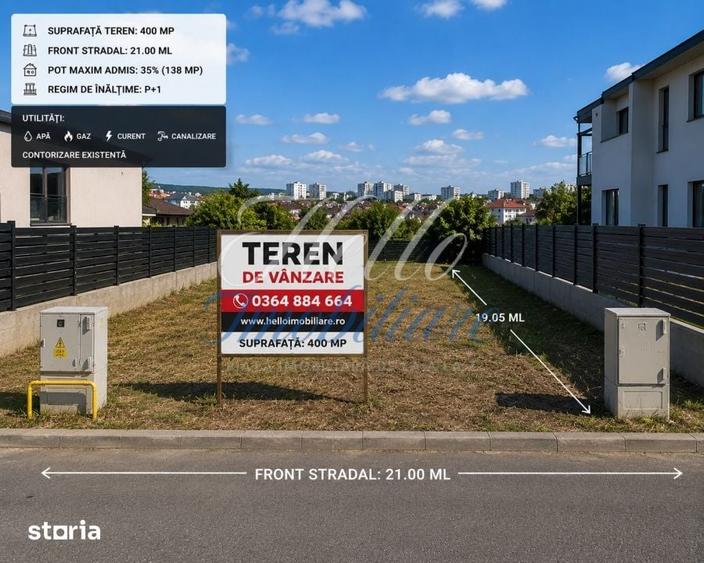 Teren de 400 mp, în Europa