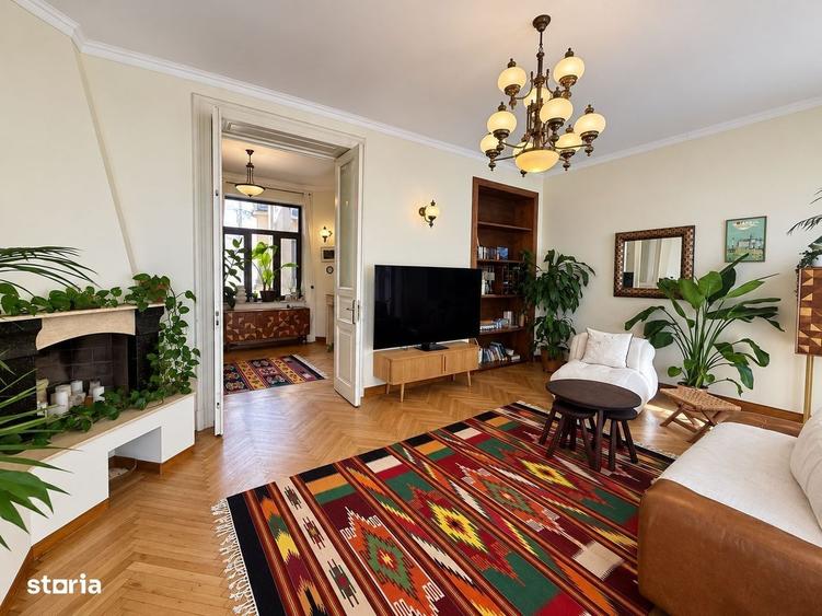 Apartament cu 3 camere, mobilat în Cișmigiu