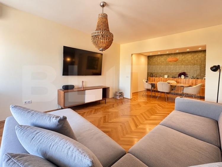 Apartament cu 3 camere decomandat, mobilat în Take Ionescu