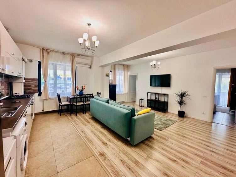Apartament cu 3 camere semidecomandat, mobilat în Dămăroaia