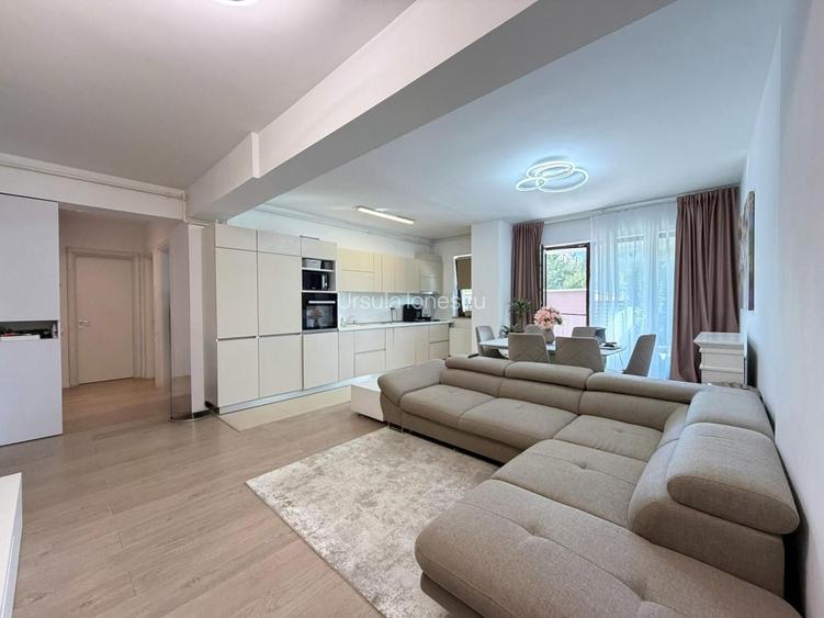 Apartament cu 3 camere si gradina proprie de 75mp Sisesti