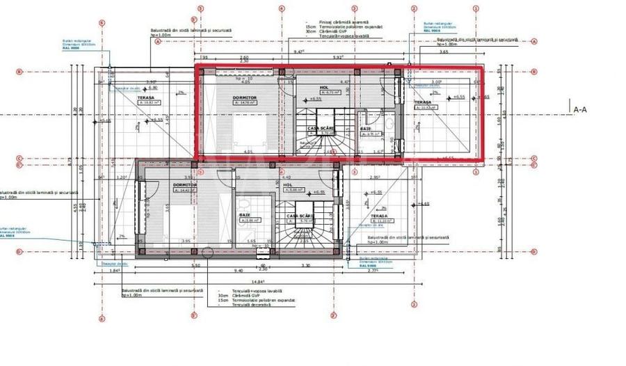 Duplex cu 4 camere cu Canalizare în Andrei Mureșanu